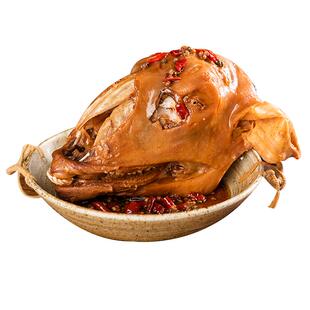 内蒙新鲜熟羊头肉羊蹄子麻辣五香整卤羊头即食羊头整只熟食羊脸肉