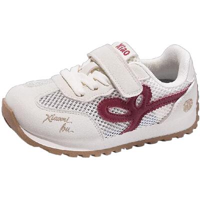 小米步儿童夏季透气网面阿甘鞋