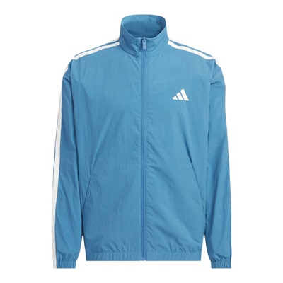 Adidas/阿迪达斯正品长袖夹克男蓝色休闲耐穿经典运动外套KR2522