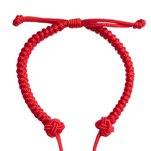 本命年手绳半成品红绳手链绳可穿珠材料领花编织绳转运珠黄金编绳