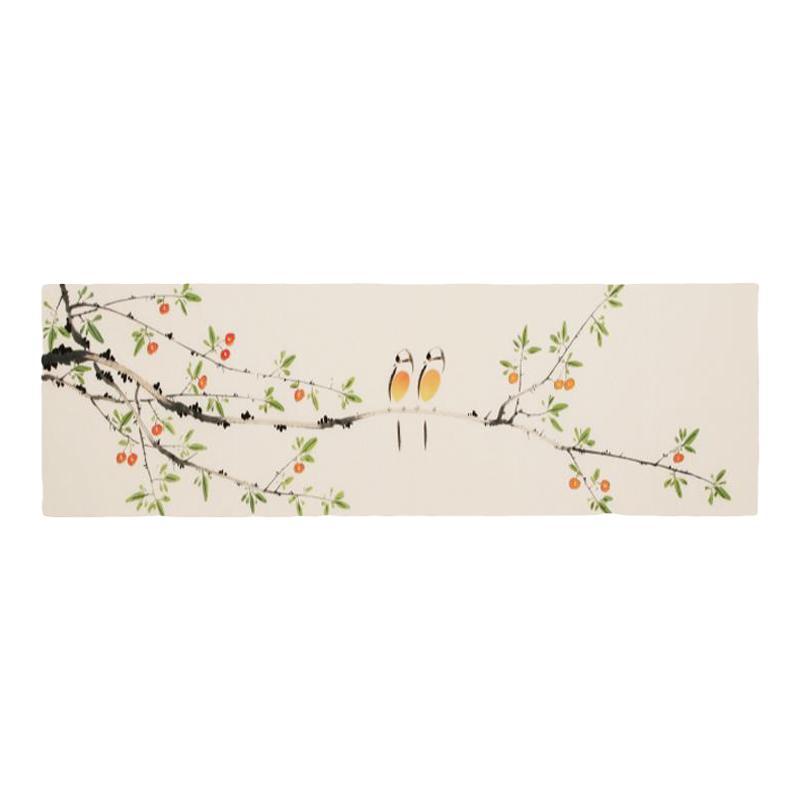 新中式装饰画床头画卧室自粘挂画轻奢酒店宾馆客厅沙发墙壁贴画纸
