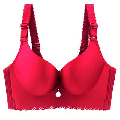 聚拢无钢圈一片式无痕文胸性感