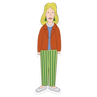 牛津树毛毡kipper一家英文绘本教具儿童玩具故事表演围裙剧道具