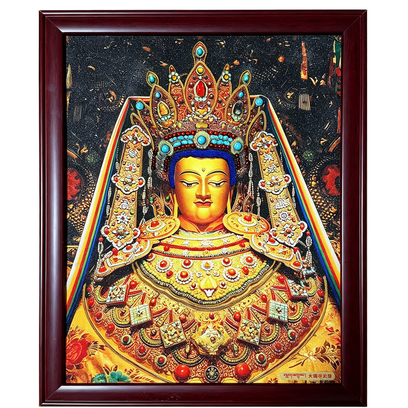大昭寺典藏释迦牟尼佛唐卡纯手工