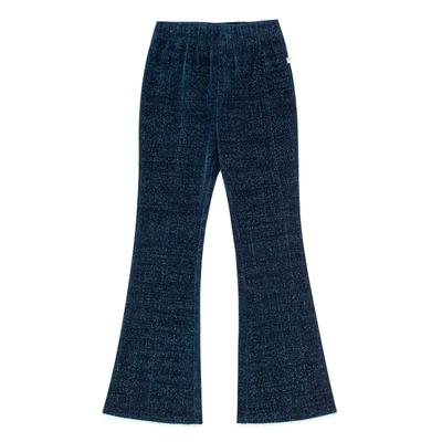 春秋新款复古珍珠喇叭裤