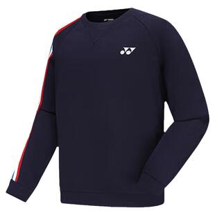 正品yonex尤尼克斯羽毛球服长袖运动上衣yy男女款宽松圆领卫衣