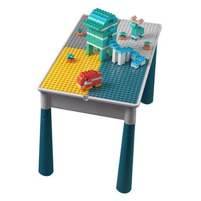 多功能大颗粒积木桌益智游戏玩具