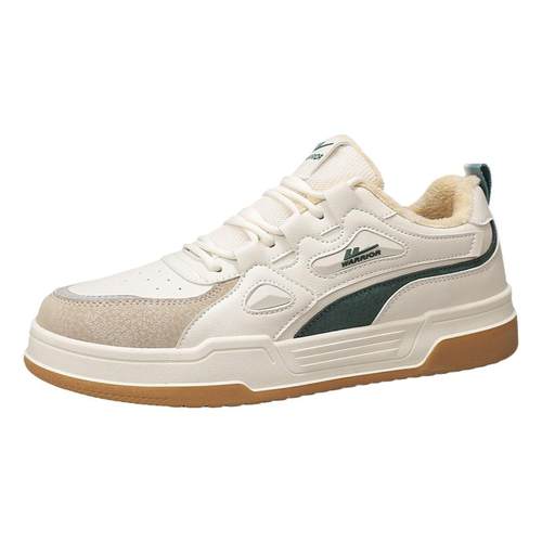 回力男鞋正品新款冬季棉鞋男士板鞋青少年小白鞋子男休闲皮鞋德训