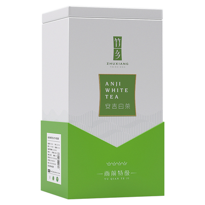 竹乡安吉白茶雨前特级罐装100克
