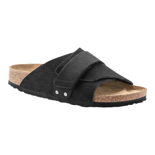 BIRKENSTOCK勃肯德国进口男女绒面革Kyoto魔术贴单带拖鞋