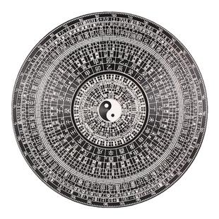 八卦罗盘指尖陀螺太极国风合金指南针高精度随身便携手指旋转解压