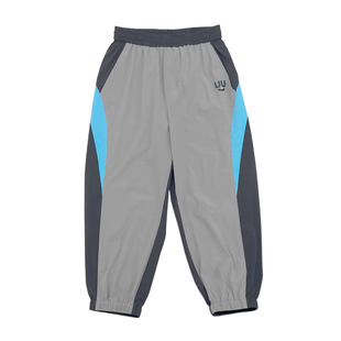 Qimoo/淇木25夏季新款童装男女童拼色设计潮酷长裤子QSS2KP157A