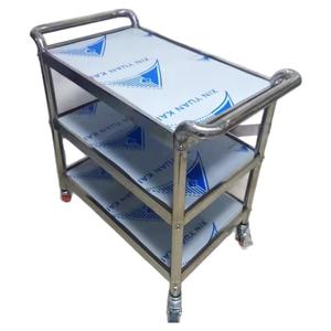 餐厅酒店移动三层推车厨房不锈钢