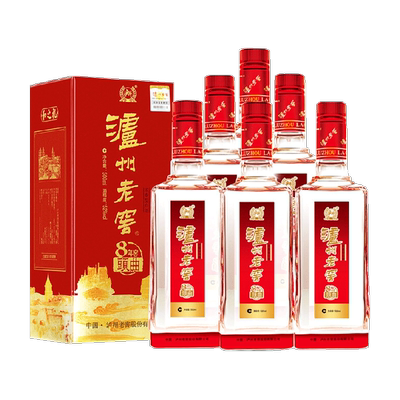 泸州老窖八年窖头曲52度空杯留香