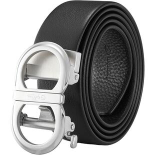 【不锈钢】金利来皮带男真皮自动扣腰带轻奢头层牛皮裤带潮