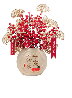 乔迁之喜发财果摆件新居布置