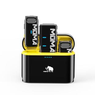 猛玛LARK M1二代无线麦克风领夹式收音麦器降噪直播夹领式一拖二