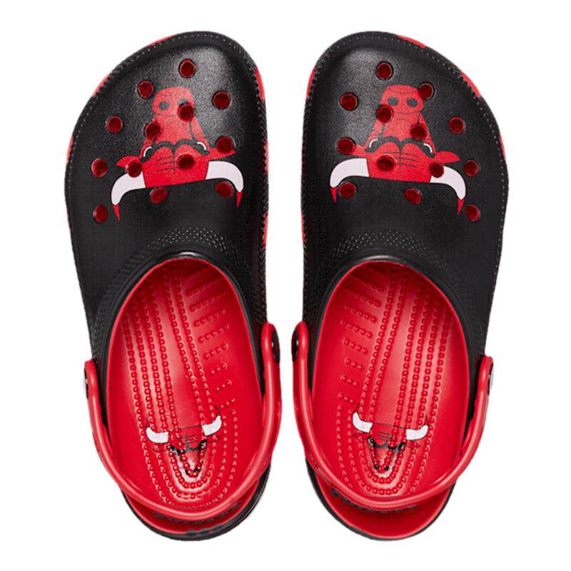 卡骆驰Crocs洞洞鞋沙滩鞋男女款拖鞋情侣款凉鞋NBA 芝加哥公牛队