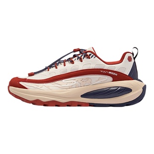 鸿星尔克飞天马红色新年款天骄3休闲鞋冬季男鞋潮鞋子运动老爹鞋