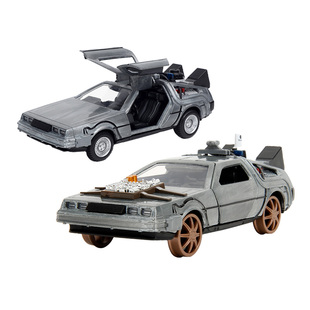 jada 1:24 合金车模 回到未来 迷你车组 红轮 收藏车模 新年礼物