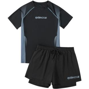 男士泳衣套装专业防尴尬大码宽松游泳裤冬季泡温泉男游泳装备全套