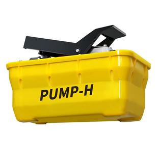 大梁平台气动液压泵脚踏油泵站新能源汽车举升机配套高压气动泵