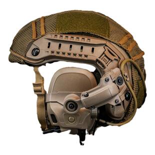 FMA&FCS AMP数字版双通道拾音降噪战术耳机 射击保护听力版耳罩