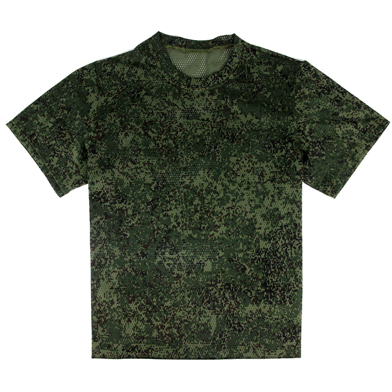 俄羅斯 俄軍特戰(zhàn)新款迷彩戰(zhàn)術(shù)T恤 冰絲網(wǎng)眼 速干透氣 體能背心
