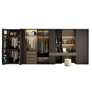 定制实木衣柜卧室家用一门到顶现代简约新款爆款免拉手储物大衣橱