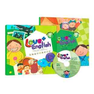 新版点读版Love + English starter123456级别小班上册幼儿园英文启蒙教材爱加美语幼儿英语3-6岁初级幼儿培训机构书籍 原版进口