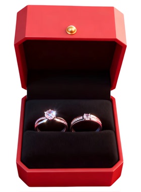 大号求婚结婚仿真情侣对戒