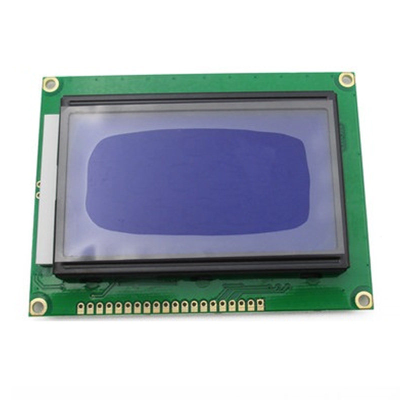 工业级LCD12864st7920液晶屏12864带中文字库串口并口液晶显示屏