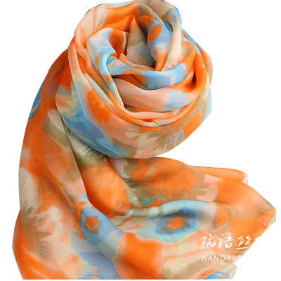 印花杭州百搭风长款冬季披肩