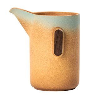 雅致陶器公道杯｜复古鹰嘴双耳茶海窑变粗陶日式家用陶瓷功夫茶具