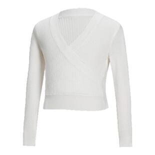 儿童舞蹈服吊带女童毛衣冬绿色练功服套装跳舞衣服拉丁中国舞服装