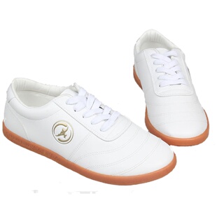 红棉太极鞋软皮牛筋底真皮超纤皮秋季男女武术鞋练功鞋太极拳鞋