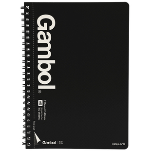 KOKUYO国誉Gambol双螺旋笔记本文具商务小学生初中生用方格横线记事本读书课堂办公线圈日记本简约本子