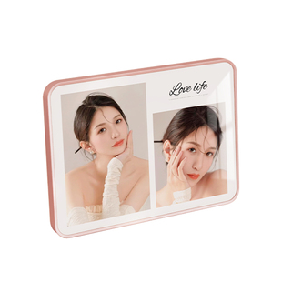 水晶相框摆台洗照片定制做成小摆件高级感结婚写真相片打印加相册