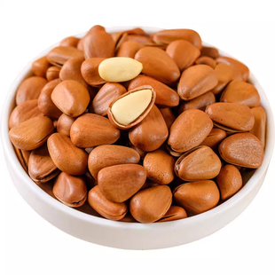 新货东北开口松子大颗粒手剥松子袋装坚果零食特产炒货松子仁原味