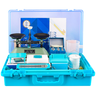 初中物理力学实验器材初二下册杠杆托盘天平滑轮组八年级八下人教版摩擦力牛顿第一定律压强实验箱套装全套