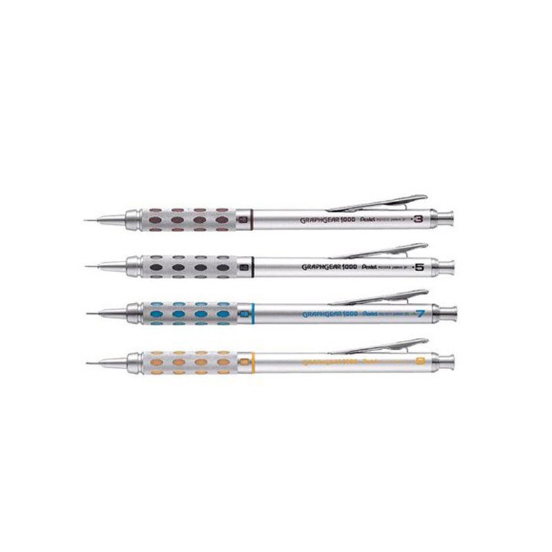 金属笔杆pentel/派通HB活动铅笔
