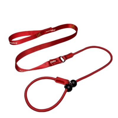 狗狗牵引绳p链一体式训练赛级p绳小型犬防爆冲遛狗绳中大型犬通用