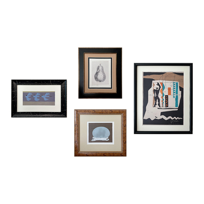 木吉艺术高级感法式中古风装饰画现代小众客厅书房复古艺术挂画