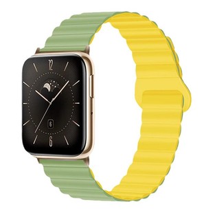 适用oppowatch3/Pro手表带X2磁吸硅胶表带S运动2智能手表男士腕带OPPOwatch女生夏天表链非原装配件