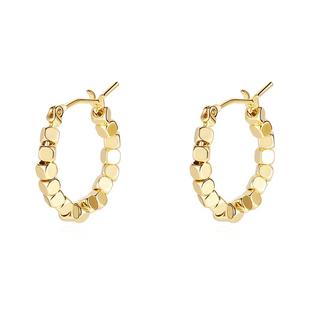 DODOGOGO圈圈耳环女2026新款爆款素圈耳钉轻奢耳扣高级感方形耳饰