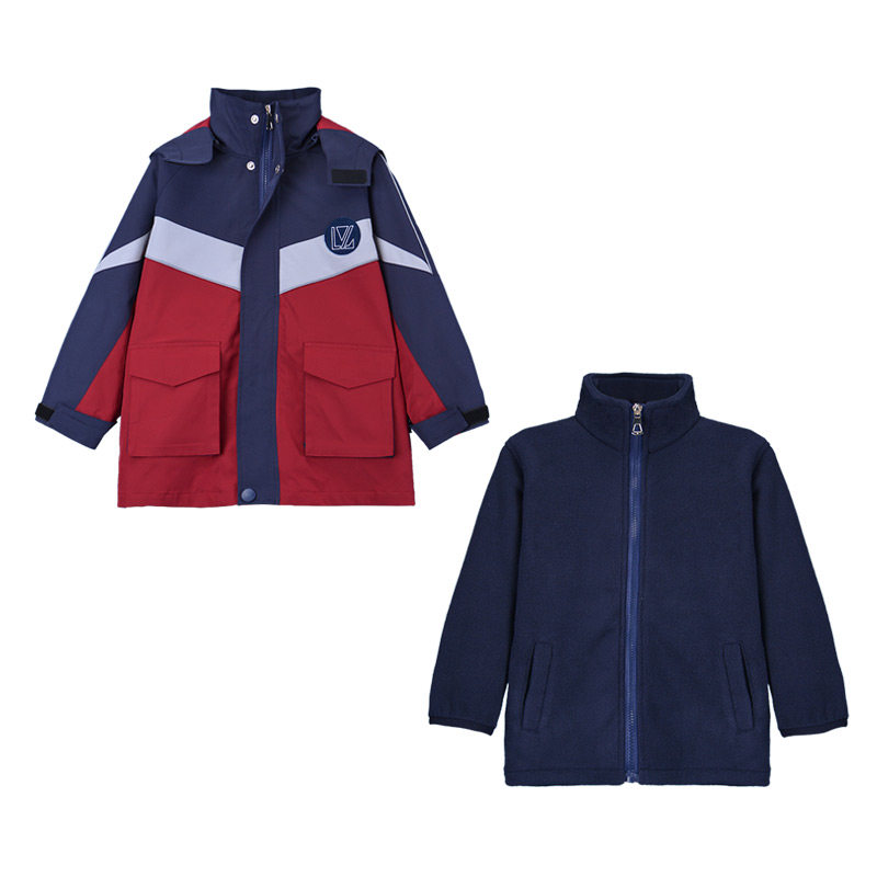 学生校服冲锋衣外套羽绒服内胆