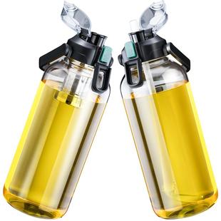 水杯大容量男生健身运动水壶水瓶2000ml吨桶吨耐高温玻璃太空杯子