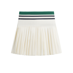 Wilson威尔胜官方夏季女士MIDTOWN经典运动网球舒适半身蜜糖裙