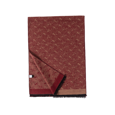 上海故事秋冬真丝绒围巾