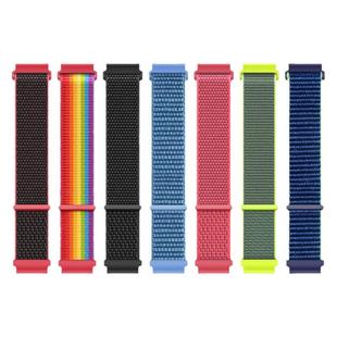 适用于amazfit华米gtr4/gts3米动青春手表GTR2/2e尼龙表带小米color运动透气3代男女学生编织帆布22mm腕带